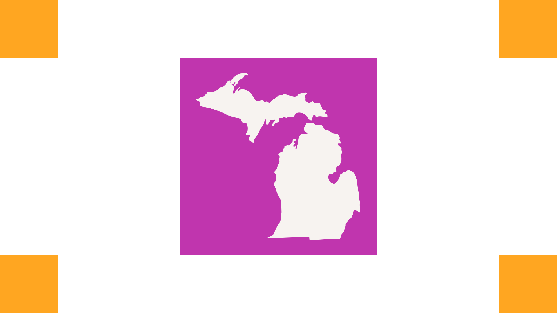 A cutout image of Michigan 