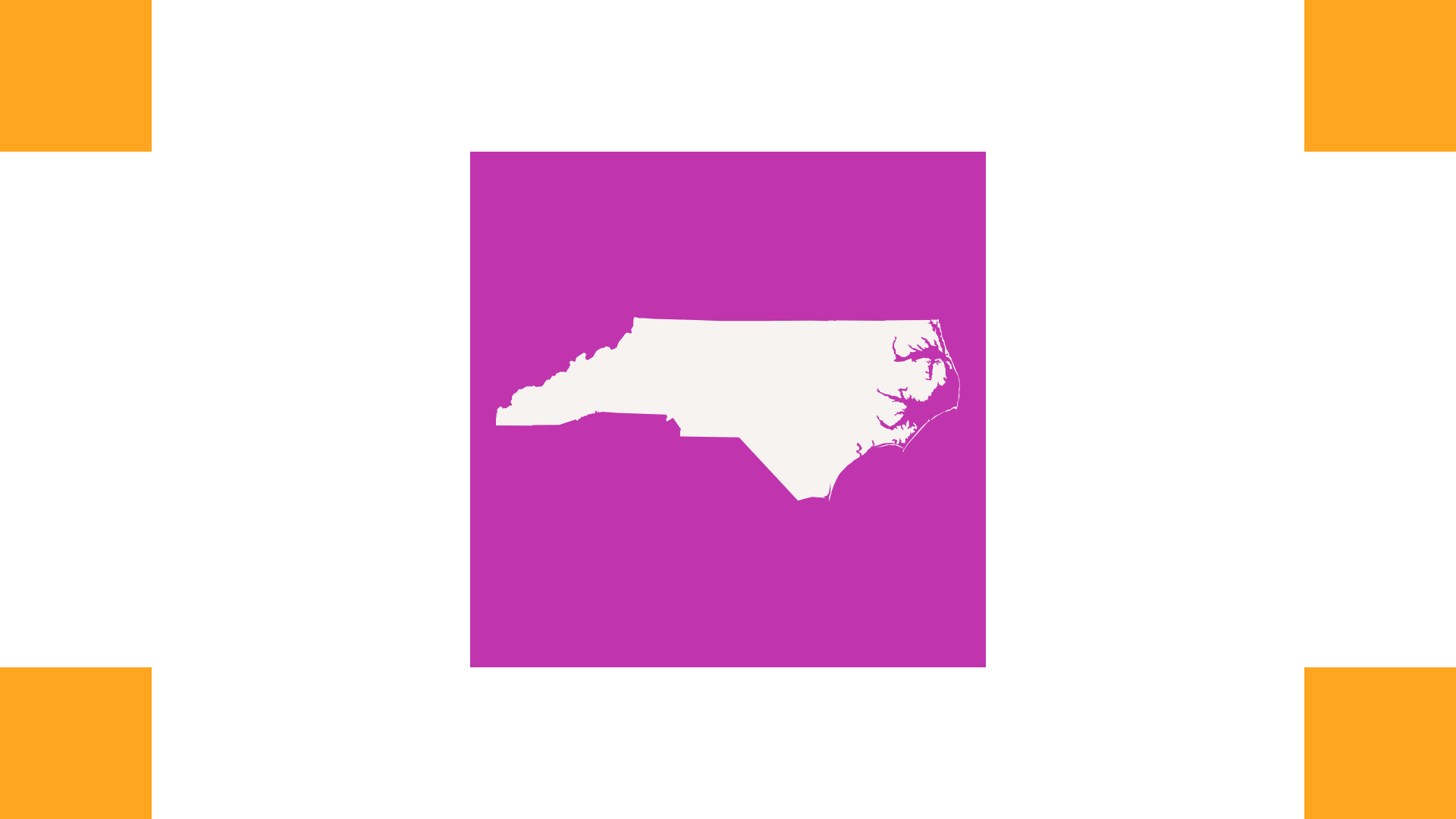 cutout of North Carolina outline